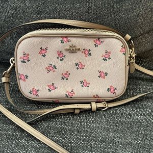 Floral crossbody mini Coach purse